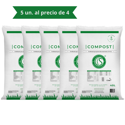 Pack 5 Compost 40L