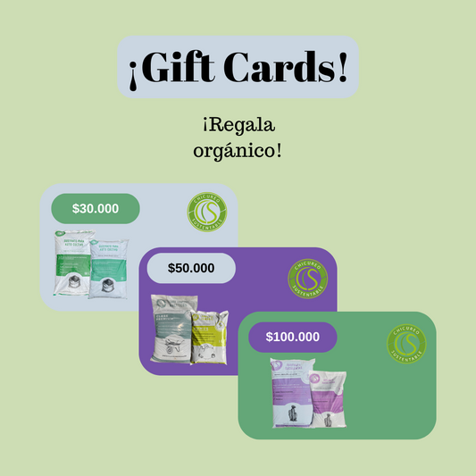 Gift Cards Chicureo Sustentable