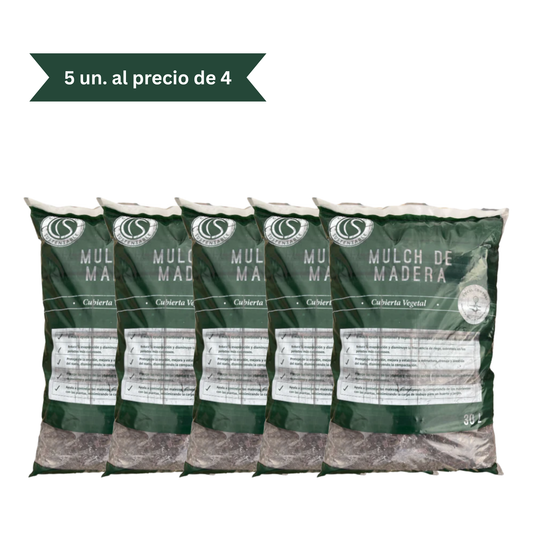 Pack 5 Mulch Café 60L